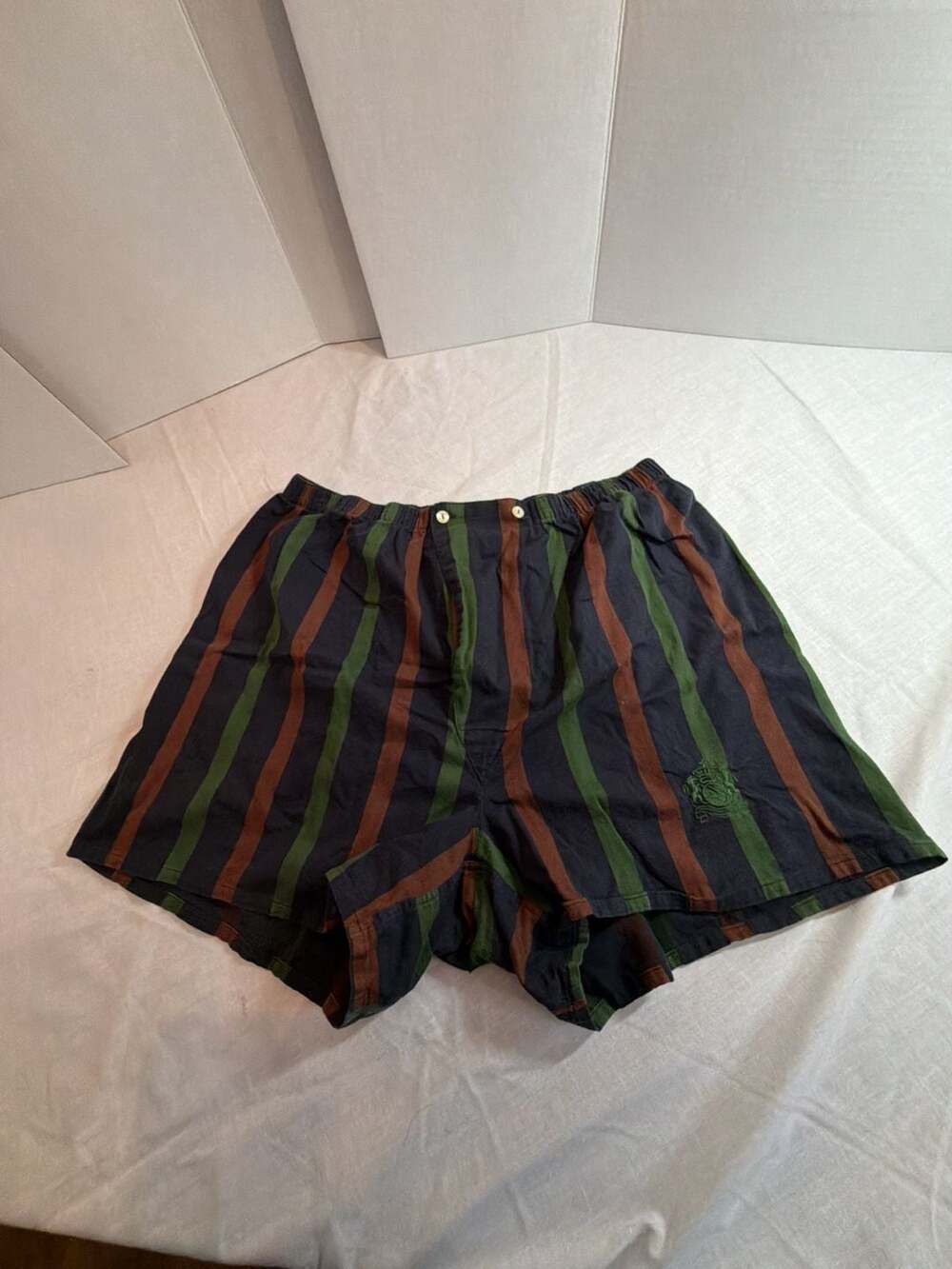 Grigioperla Men's Striped Cotton Boxer Shorts